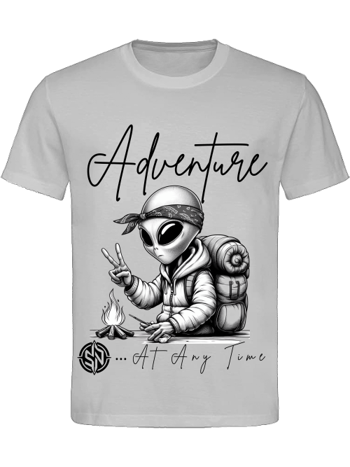 T-SHIRT UNI CLASSIC- Adventure Black