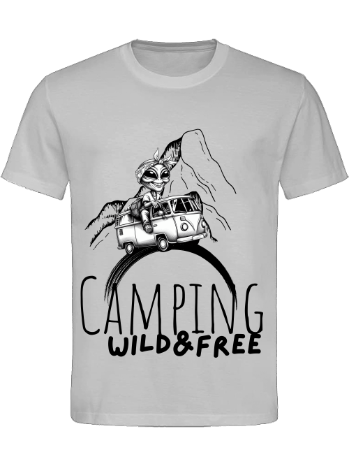 T-SHIRT UNI CLASSIC- Wild &amp; Free Black