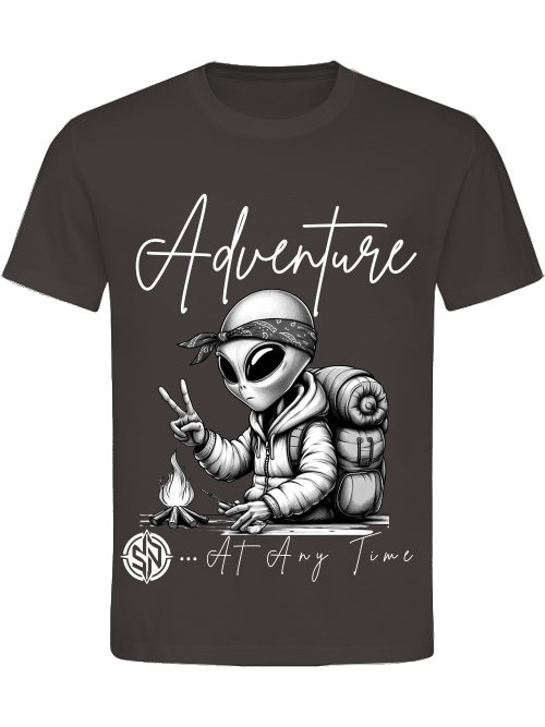 T-SHIRT UNI CLASSIC - Adventure White