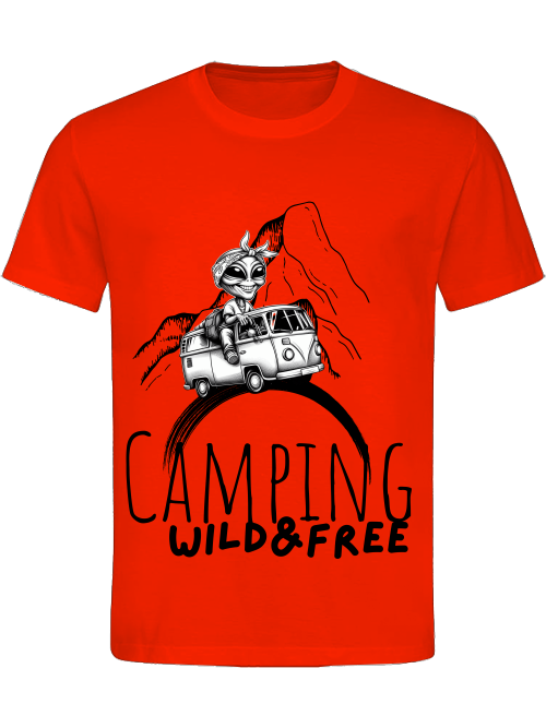 T-SHIRT UNI CLASSIC- Wild &amp; Free Black