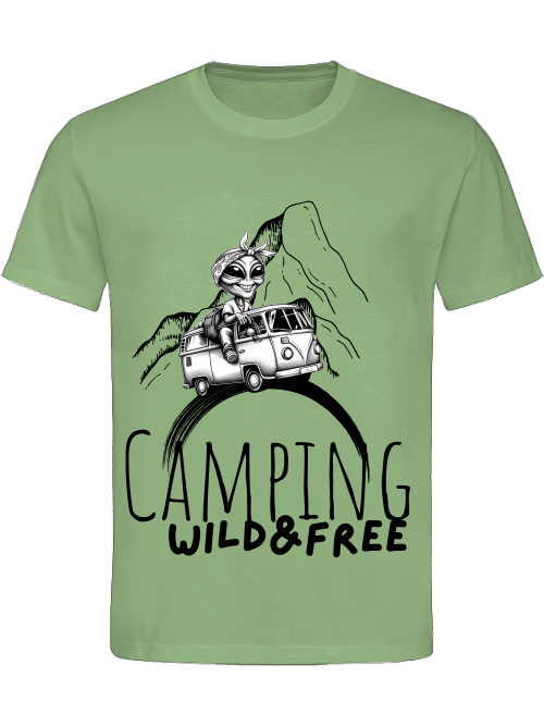 T-SHIRT UNI CLASSIC- Wild &amp; Free Black