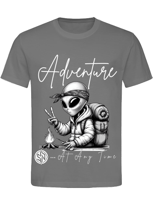 T-SHIRT UNI CLASSIC- Adventure White