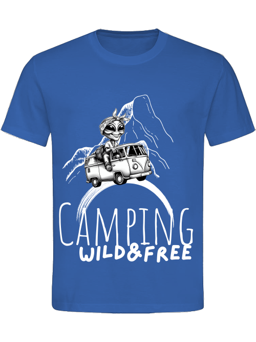 T-SHIRT UNI CLASSIC- Wild &amp; Free White