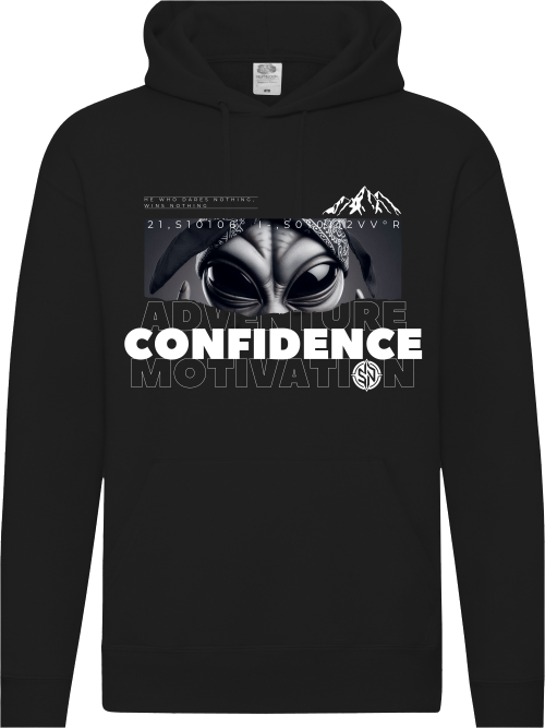 HOODIE- Confidence Black