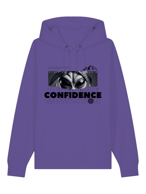 HOODIE- Confidence White