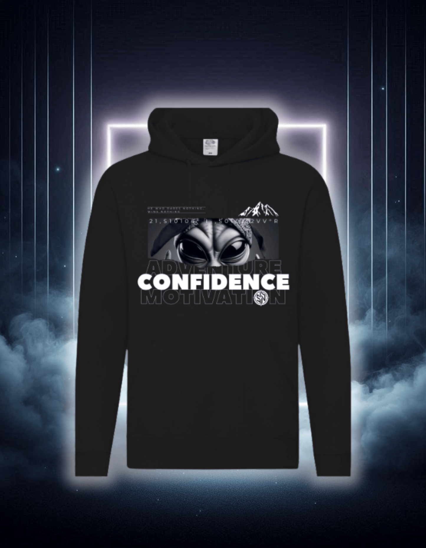 HOODIE- Confidence Black