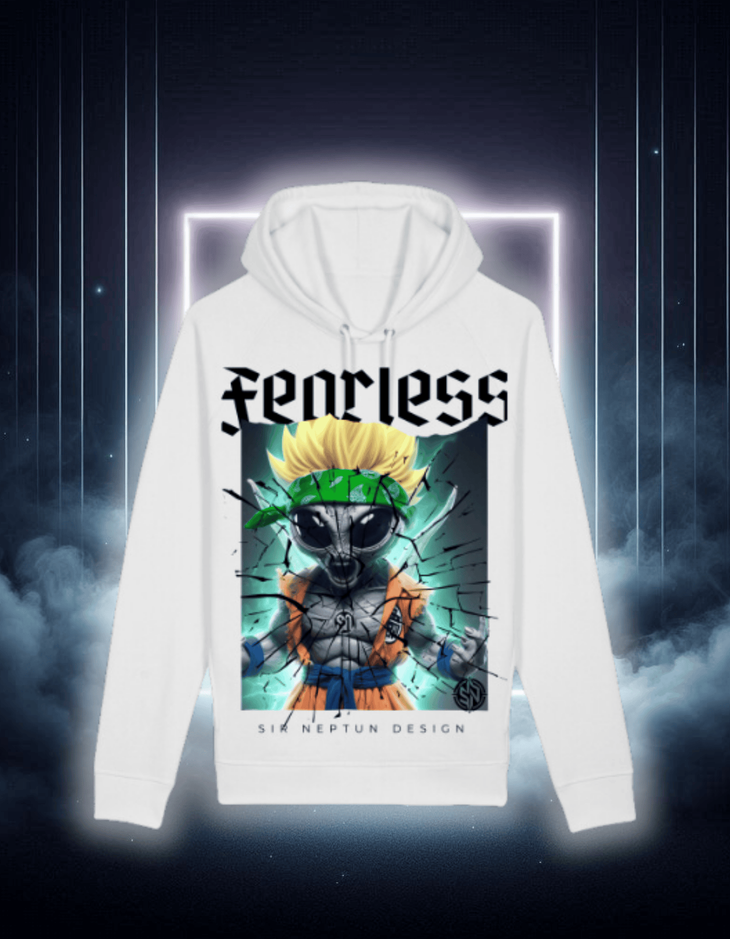 HOODIE- Fearless Black