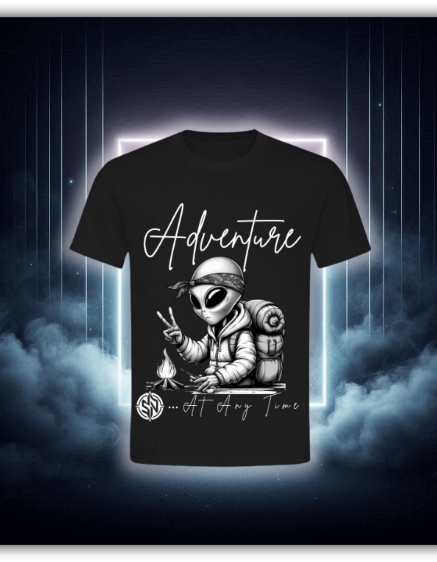 T-SHIRT UNI CLASSIC - Adventure White