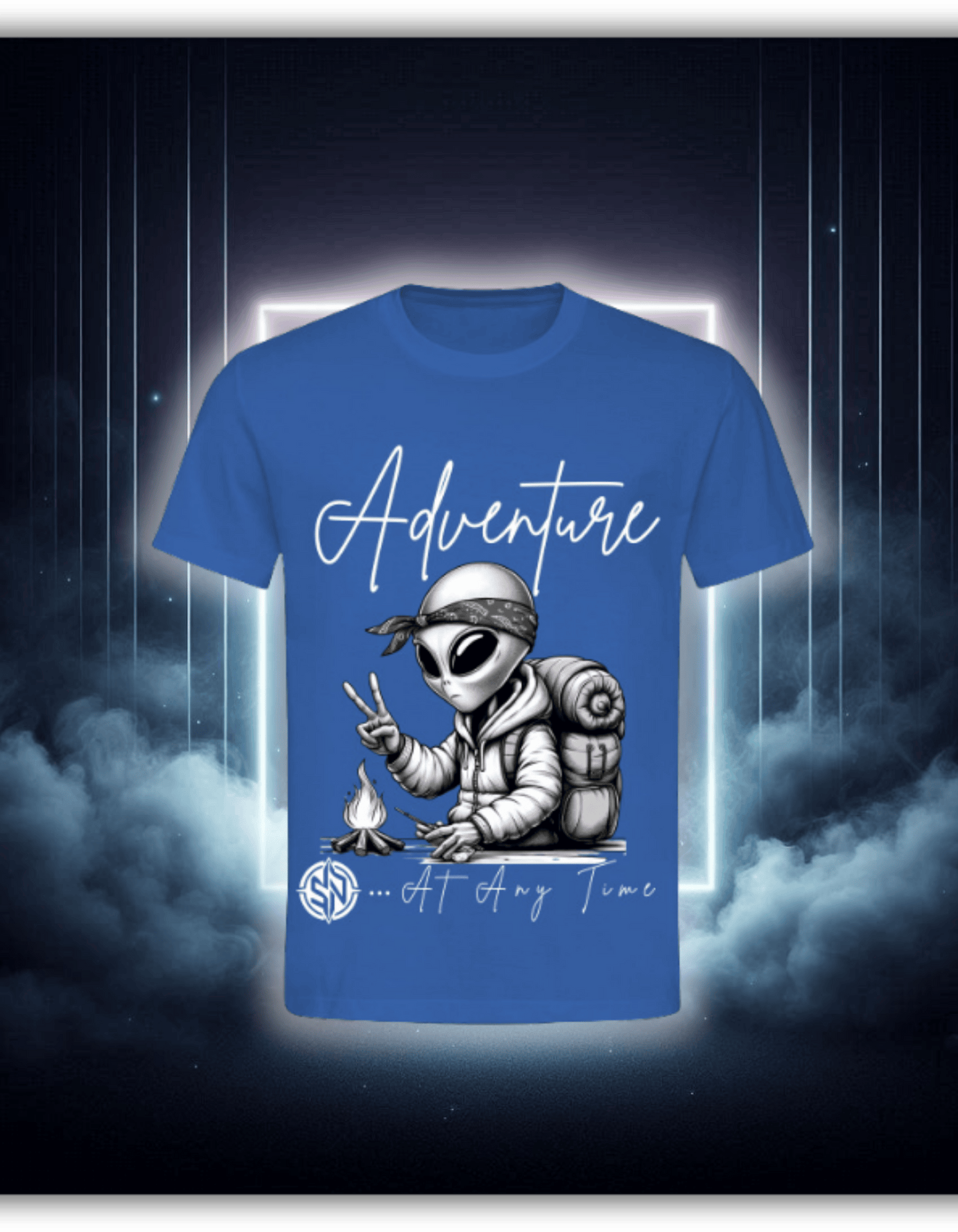 T-SHIRT UNI CLASSIC- Adventure White