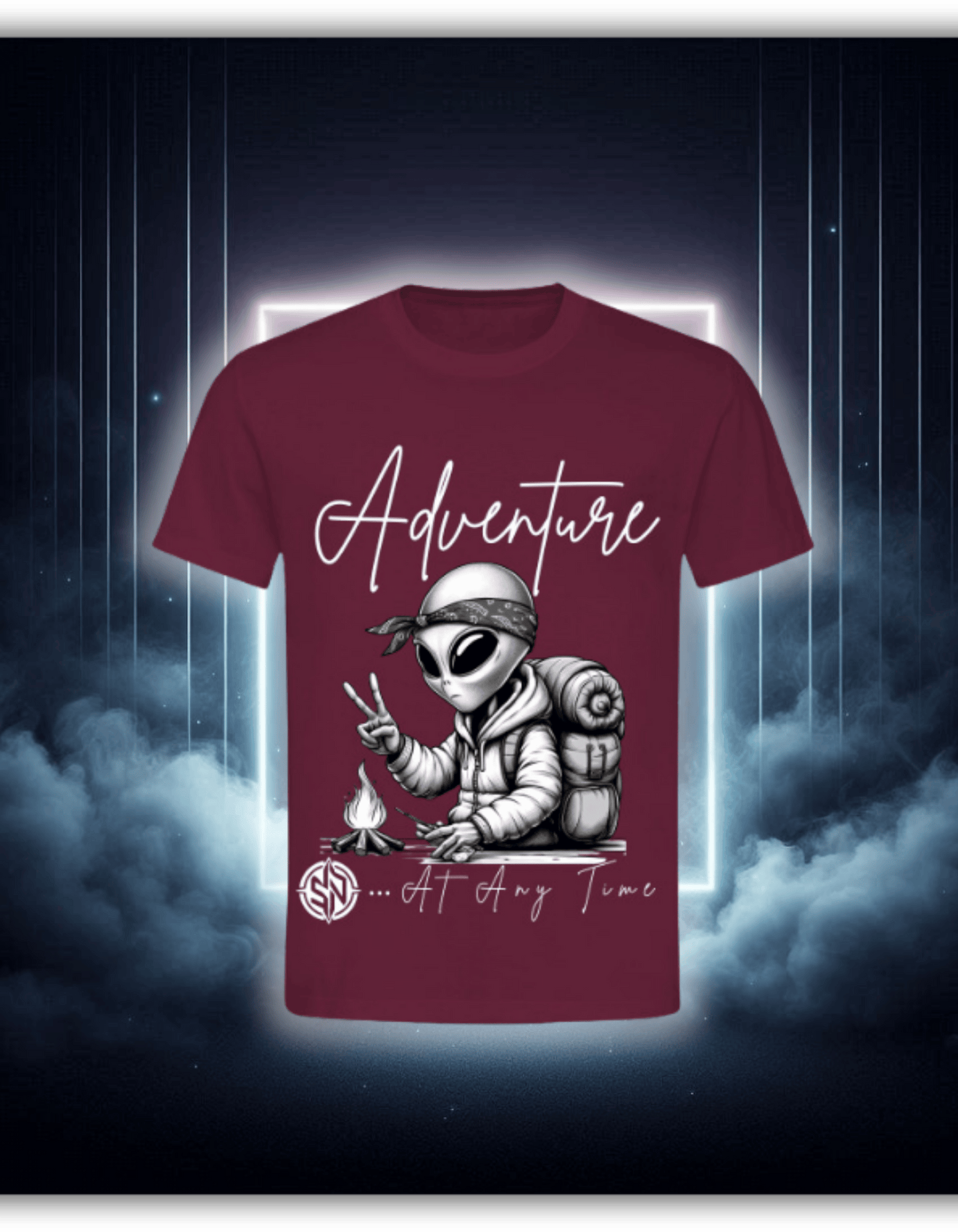 T-SHIRT UNI CLASSIC- Adventure White