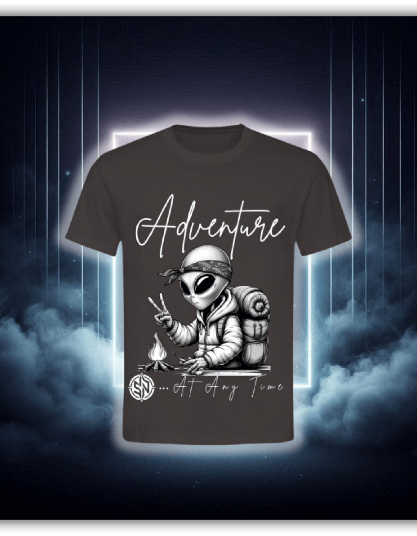 T-SHIRT UNI CLASSIC - Adventure White