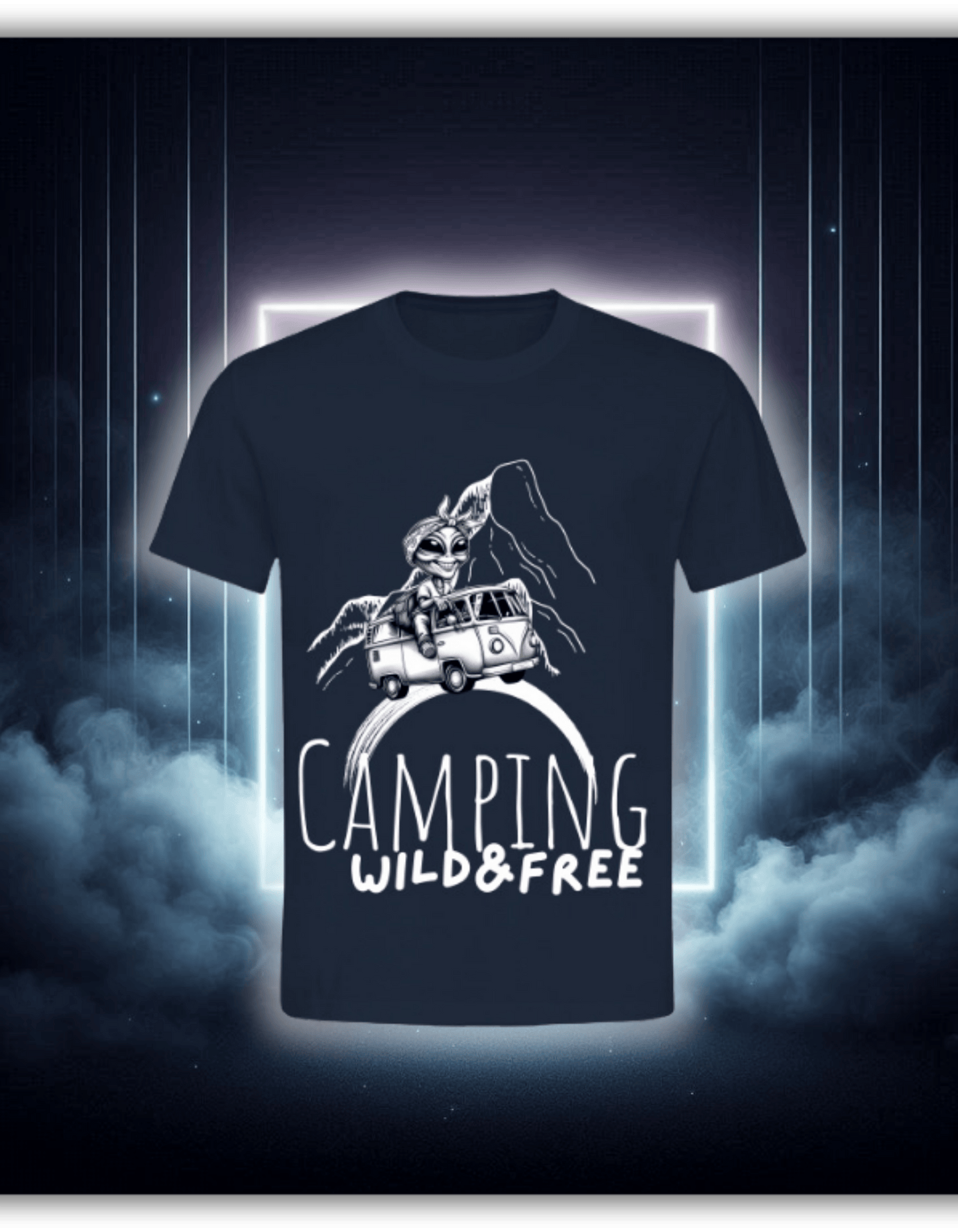 T-SHIRT UNI CLASSIC- Wild &amp; Free White