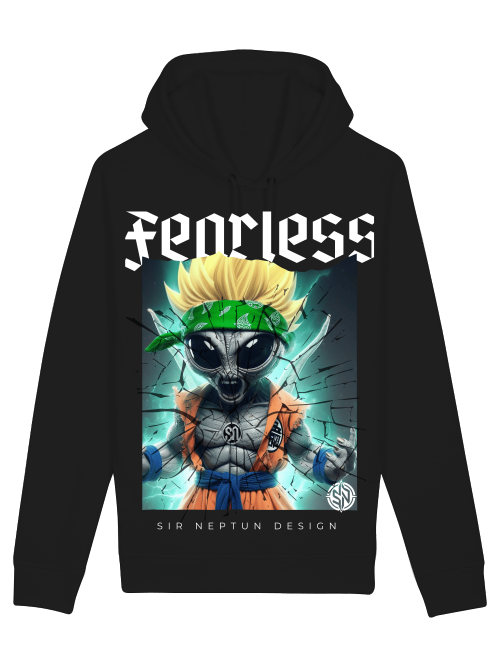 HOODIE- Fearless White