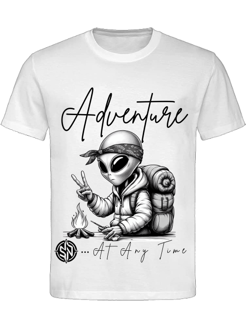 T-SHIRT UNI CLASSIC - Adventure Black