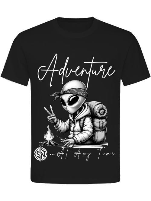 T-SHIRT UNI CLASSIC- Adventure White