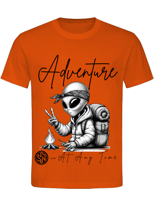 T-SHIRT UNI CLASSIC- Adventure Black