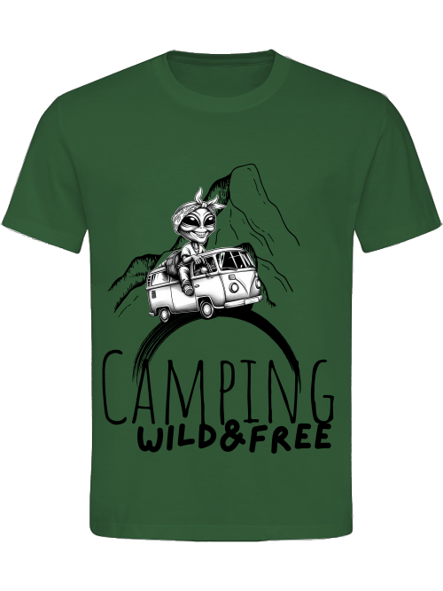 T-SHIRT UNI CLASSIC- Wild &amp; Free Black